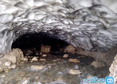 غار یخی چما، بزرگترین چشمه آب شیرین کشور