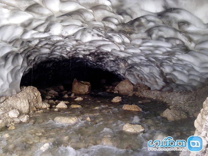 غار یخی چما، بزرگترین چشمه آب شیرین کشور