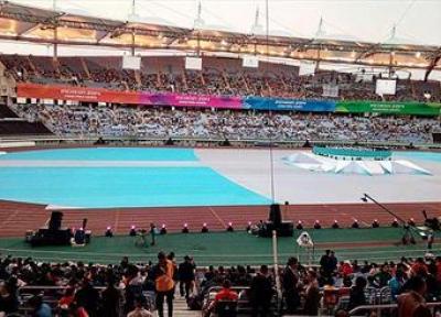 ورزشگاه پر نشد، تصاویری از افتتاحیه بازیهای پاراآسیایی