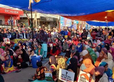 خبرنگاران اعتراضات در دهلی با وجود ممنوعیت تجمع ادامه دارد