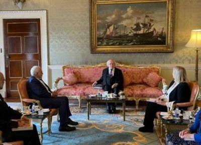 دیدار ظریف با رئیس جمهور ایرلند