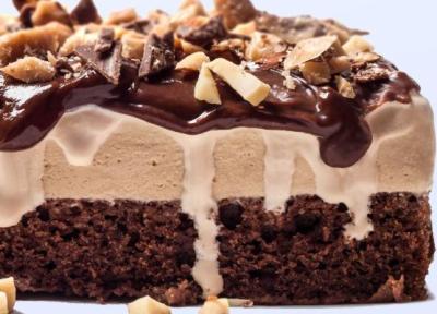 طرز تهیه کیک بستنی